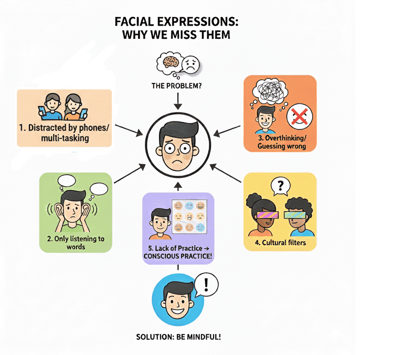 Facial expression: why we miss them